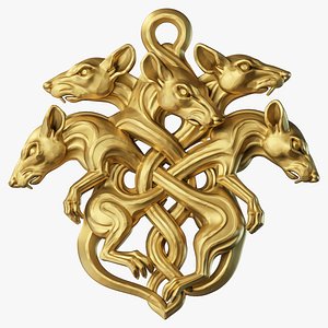 King Rats Pendant 3D model