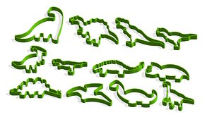 Dino Cookie Cutters 3D model