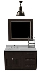 3D bathroom vanity model