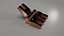 3D door hinge model