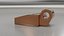 3D door hinge model