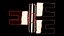 3D door hinge model