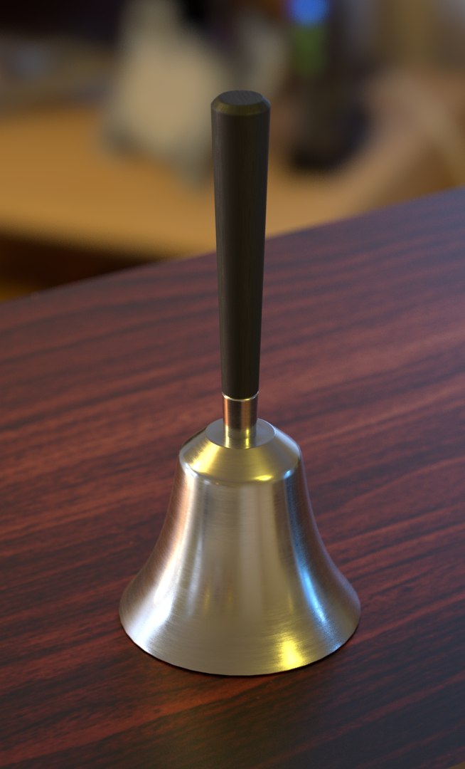 3D stylish bell calling assistant - TurboSquid 1500676