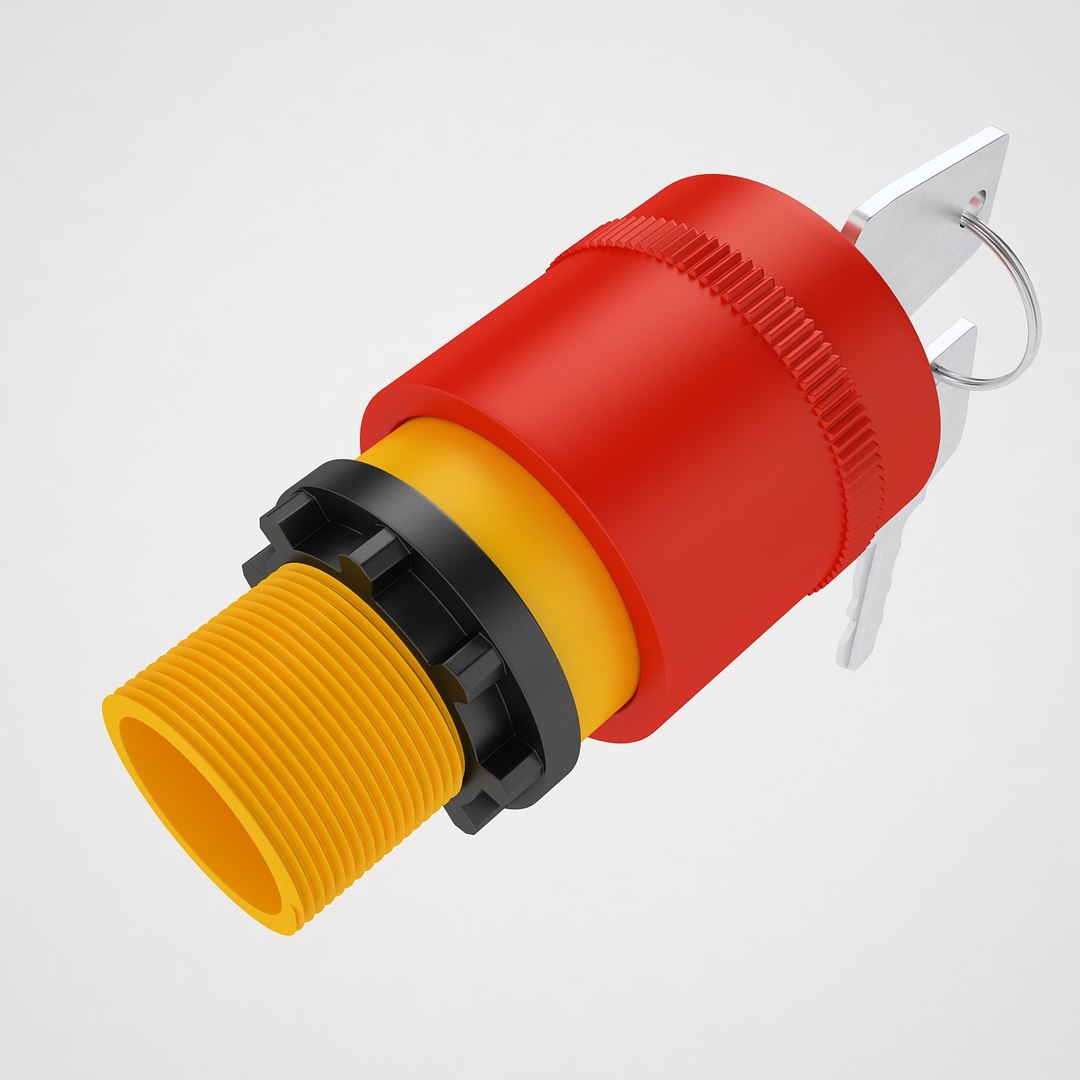Emergency Stop Key 3D Model - TurboSquid 1250946