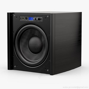 subwoofer 12 velodyne dd-12 3d model