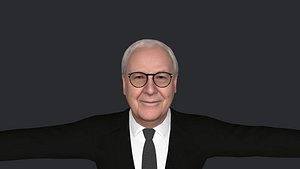Warren Buffett  Hyper Realistic Full Body Fully Rigged 3D Character 3D model