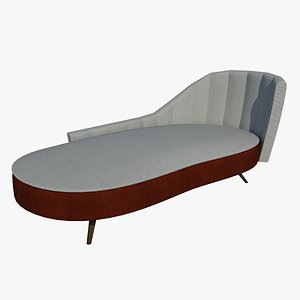 modern chaise sofa 3D model