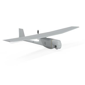 3D model RQ-11 b Raven Unmanned Aerial Vehicle