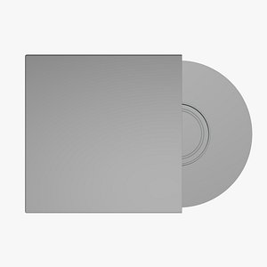 Vinyl Record - Geometry Only No Textures No Materials 3D model