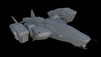 Sci Fi Dropship