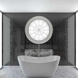 bathroom contemporary design 3D