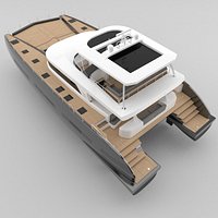 3D Catamaran Lagoon 78 SEVENTY 8