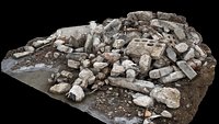 debris concrete scatter photogrammetry part3