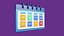 Icona del calendario con l'attività del segno di spunta