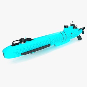 Unmanned Underwater Vehicle 3D model