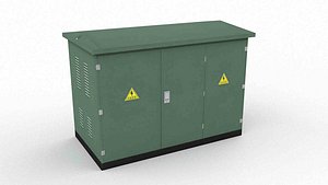 3D Old Distribution Cabinet