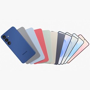 3D Samsung Galaxy S25 All Colors model