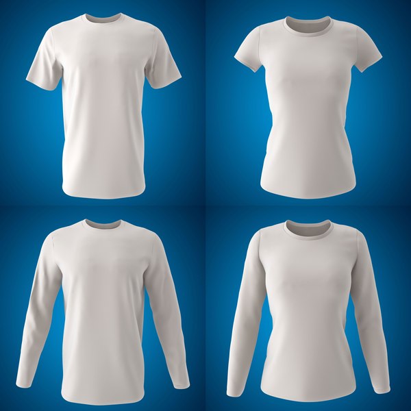 3D men women neck t-shirt