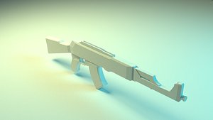 Low Poly AK47 Model
