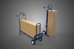 HEAVY DUTY CONVERTIBLE TROLLEY CART DOLLY HAND TRUCK HANDTRUCK 4 3D model