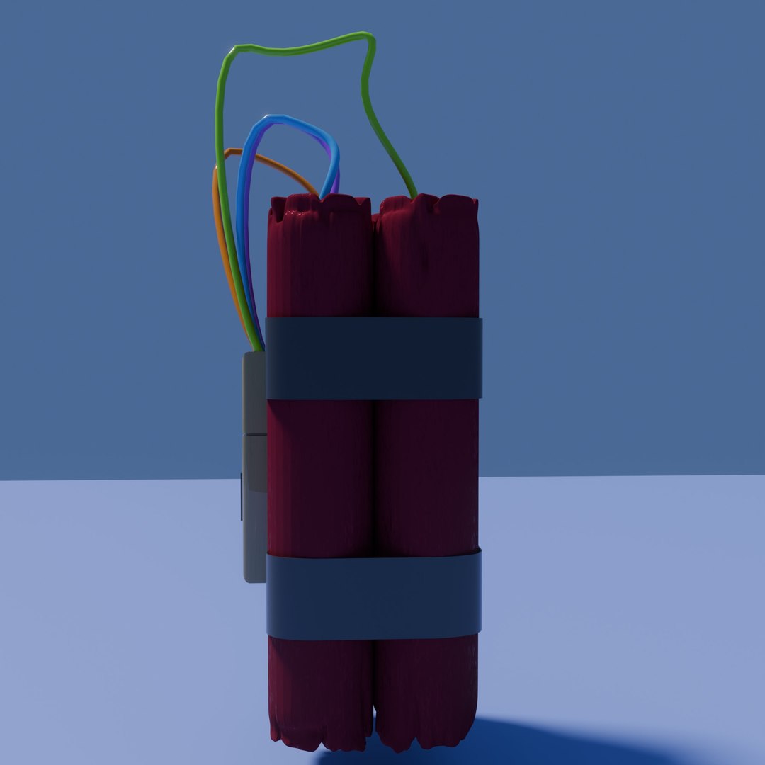 Cartoon bomb with dynamite cylinders and timer 3D model https://p.turbosquid.com/ts-thumb/4I/5d3pEk/fu/02/jpg/1755696988/1920x1080/fit_q87/597154197714bae09f2016045df02b08bbe528ac/02.jpg