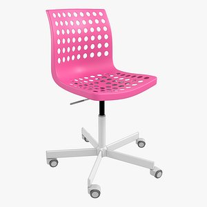 IKEA   Pink   Sporren    Skalberg     Swivel     Chair 3D model