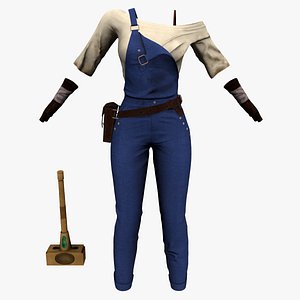 3D Builders Girl Outfit