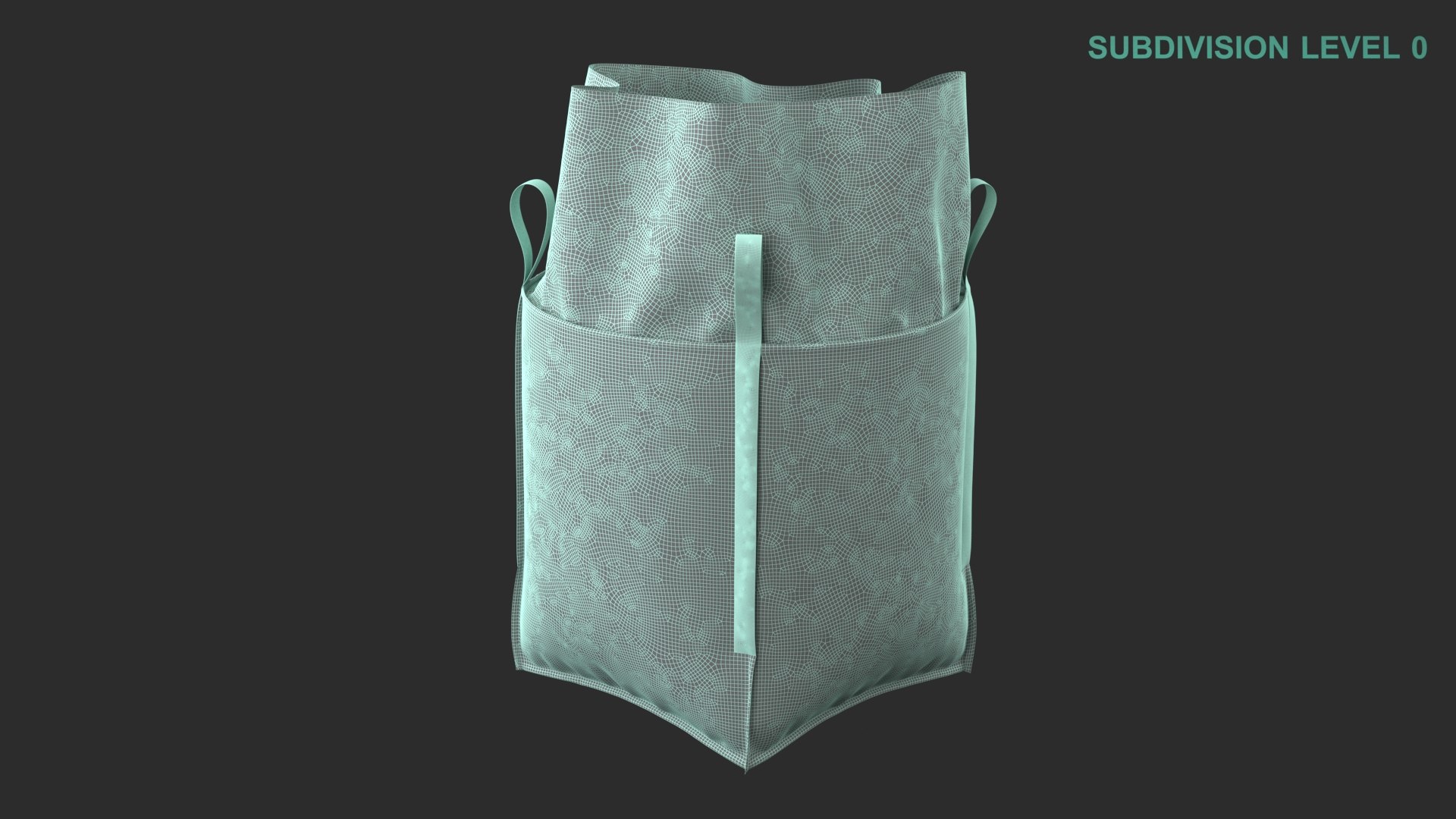 Bulk Bag model https://p.turbosquid.com/ts-thumb/4I/GZx3oM/K0/wireframe0009/jpg/1680848471/1920x1080/fit_q87/f0ecfeb7828f4b4360cdba2646a14f09789dff38/wireframe0009.jpg