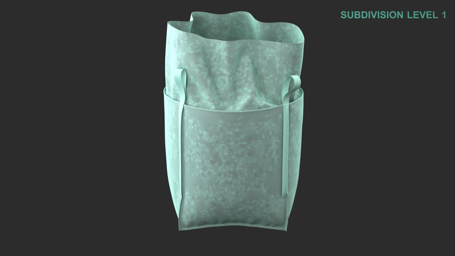 Bulk Bag model https://p.turbosquid.com/ts-thumb/4I/GZx3oM/Rx/wireframe0005/jpg/1680848469/1920x1080/fit_q87/1be2143fec573698b72e7f542ba5c8acf684dd96/wireframe0005.jpg