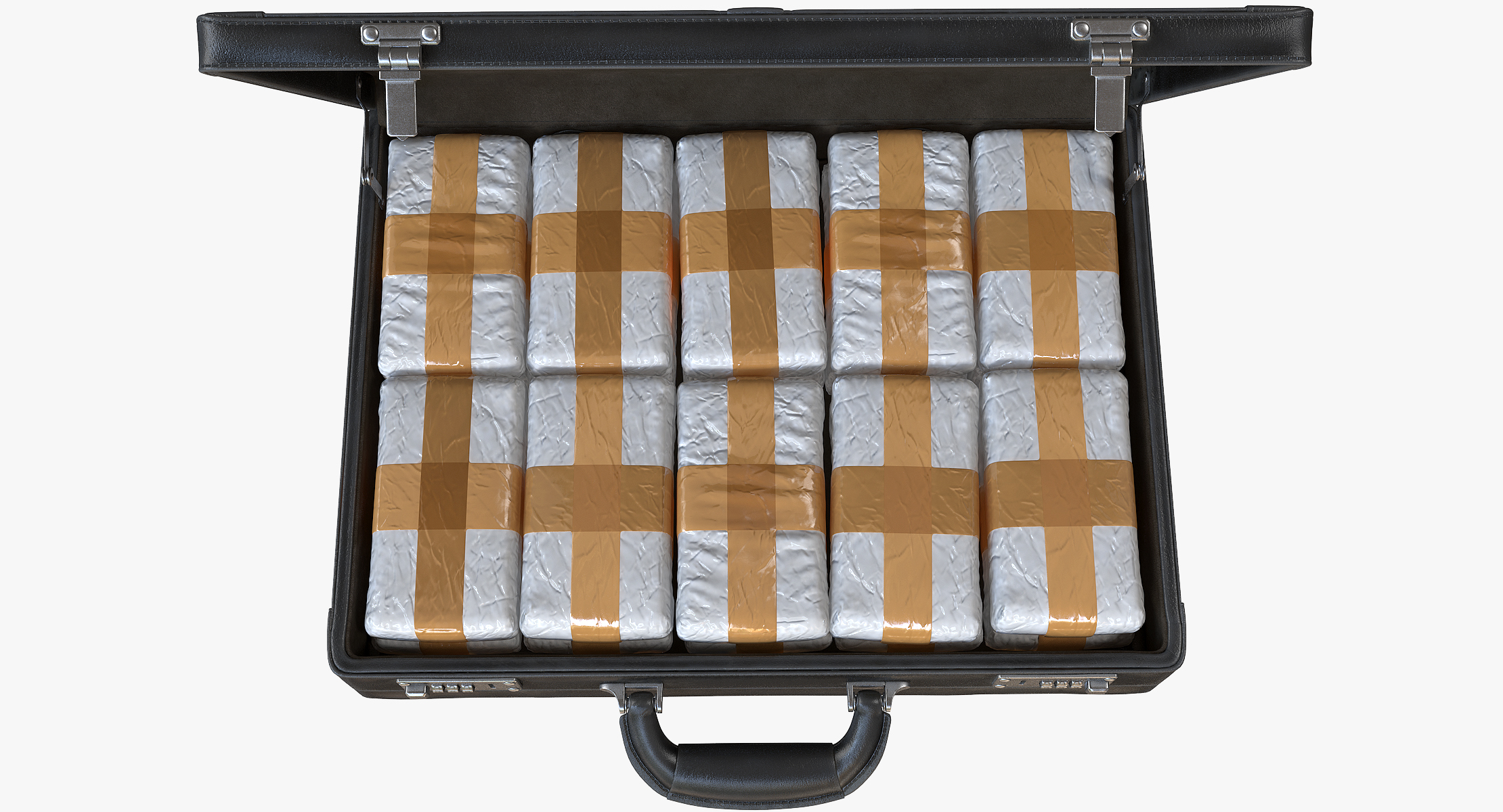 Briefcase drugs 3D model TurboSquid 1304145