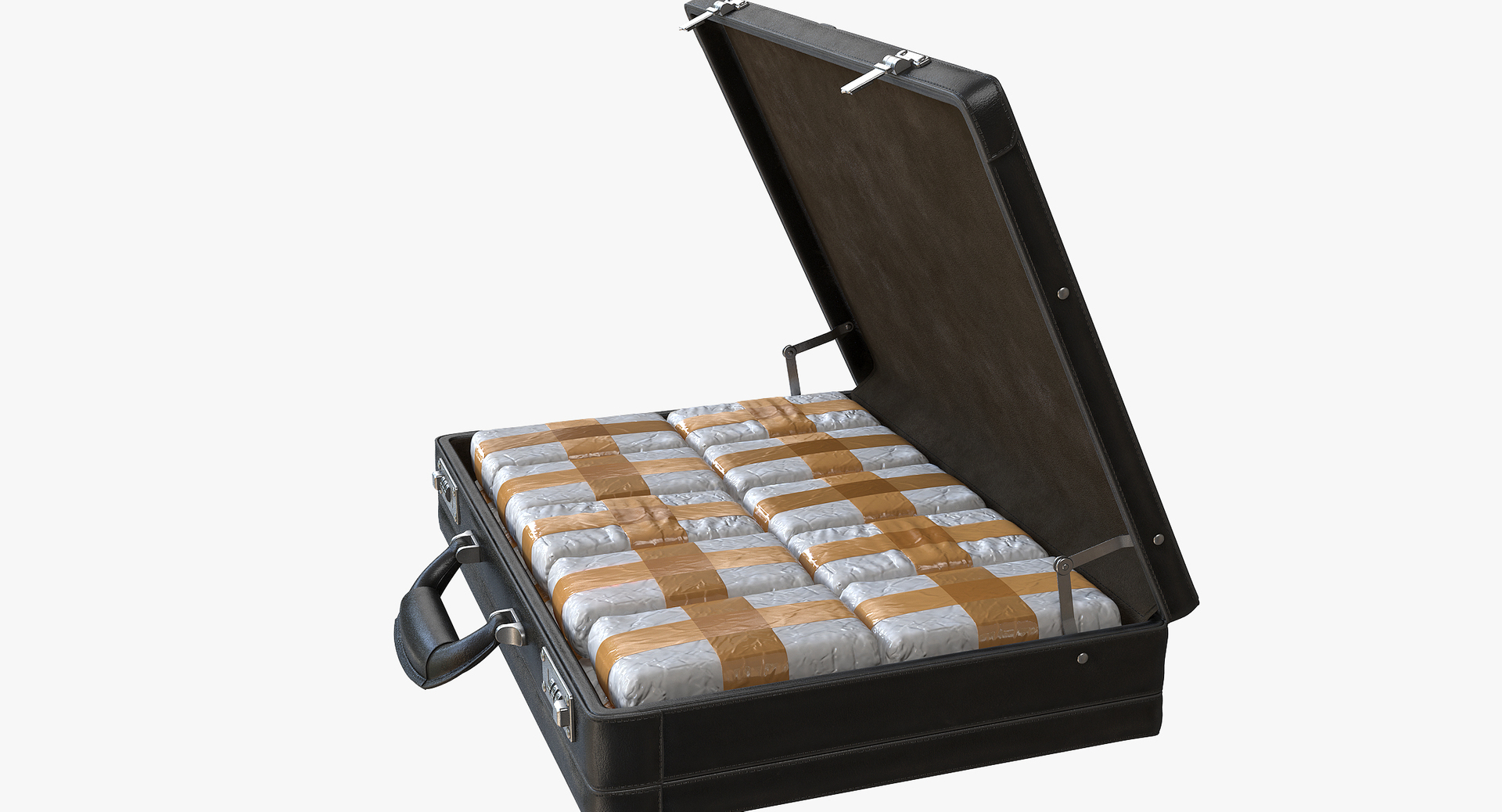 Briefcase drugs 3D model TurboSquid 1304145