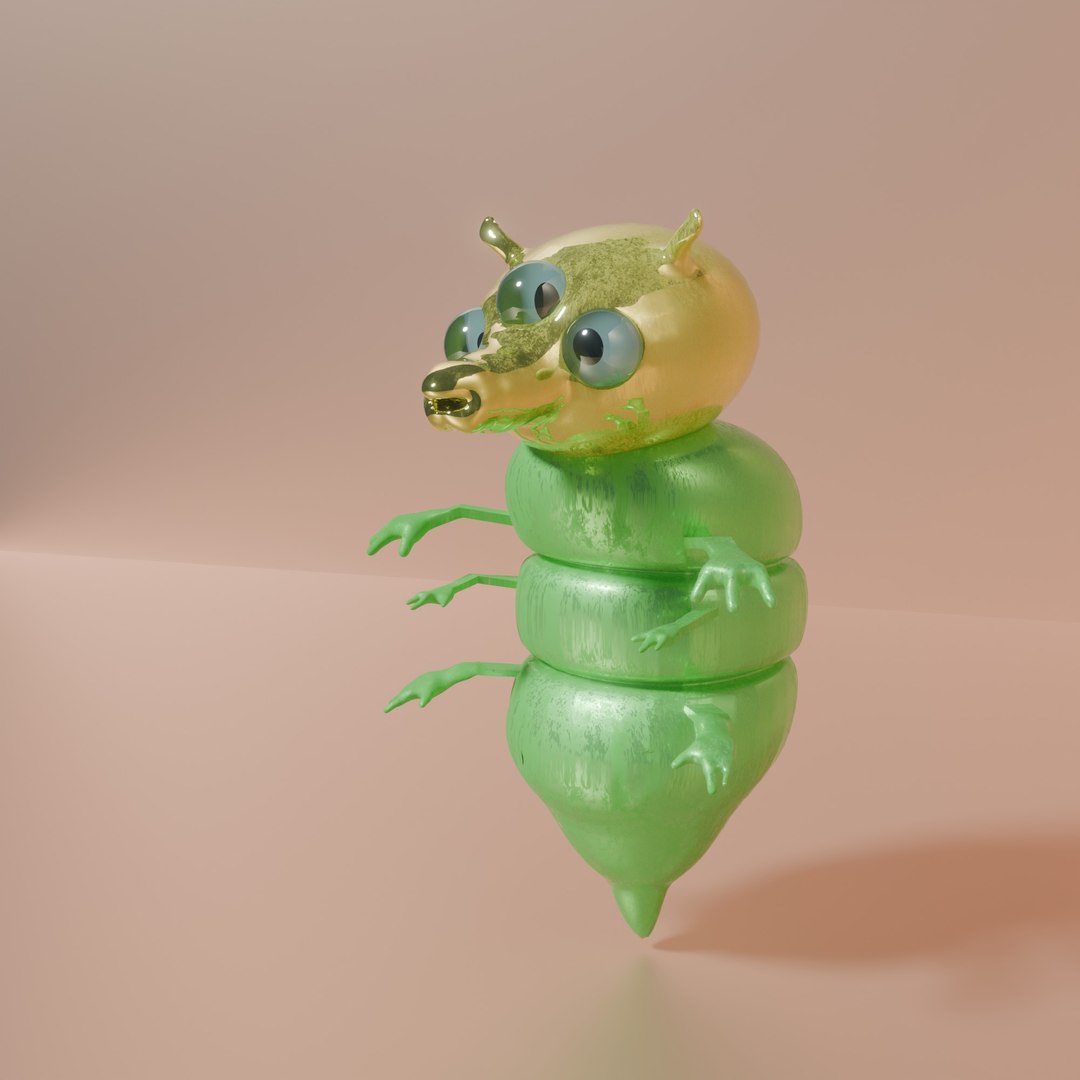 Cartoon insect with three eyes and six legs 3D https://p.turbosquid.com/ts-thumb/4I/KvAFJn/Qk/02/jpg/1754568498/1920x1080/fit_q87/3cc4d38f712331705594abcdfbf628b3b09d4172/02.jpg