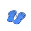 Tongs bleues