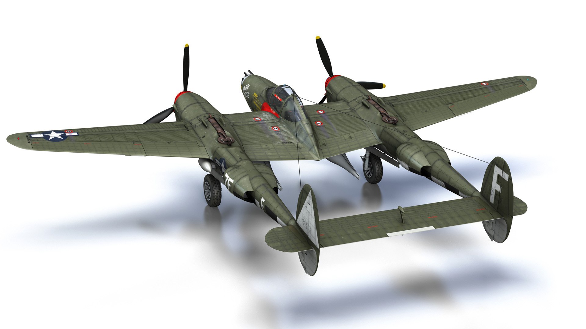 Lockheed Lightning - Mary 3D - TurboSquid 1694564