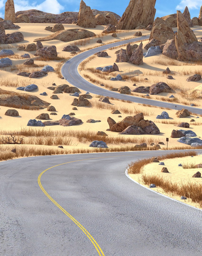 3D model desert road https://p.turbosquid.com/ts-thumb/4I/MAvZlK/KyccU5EM/desertroad4/jpg/1533536630/1920x1080/fit_q87/2b9d2e773a15a1c0feaa7d4809de7fa5cef73f09/desertroad4.jpg