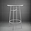 Mesa de bar Afteroom - Altura 102 cm