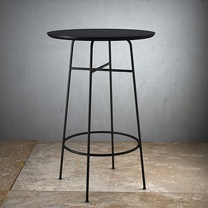 afteroom bar table - 3D
