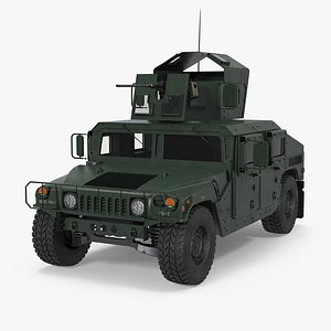 humvee m1151 enhanced armament 3d 3ds