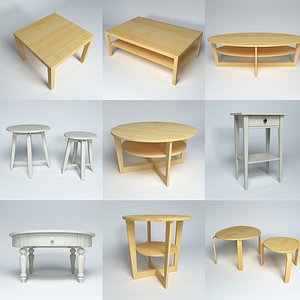3d model furniture tables