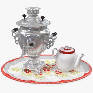Vintage Electric Samovar Set