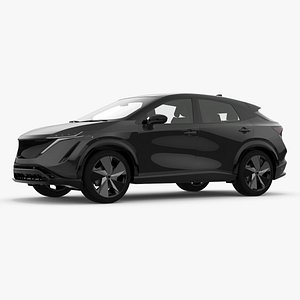 Modern Electric SUV Black