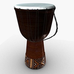 Djembe African drum 3D