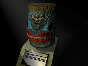 3d model nation totem