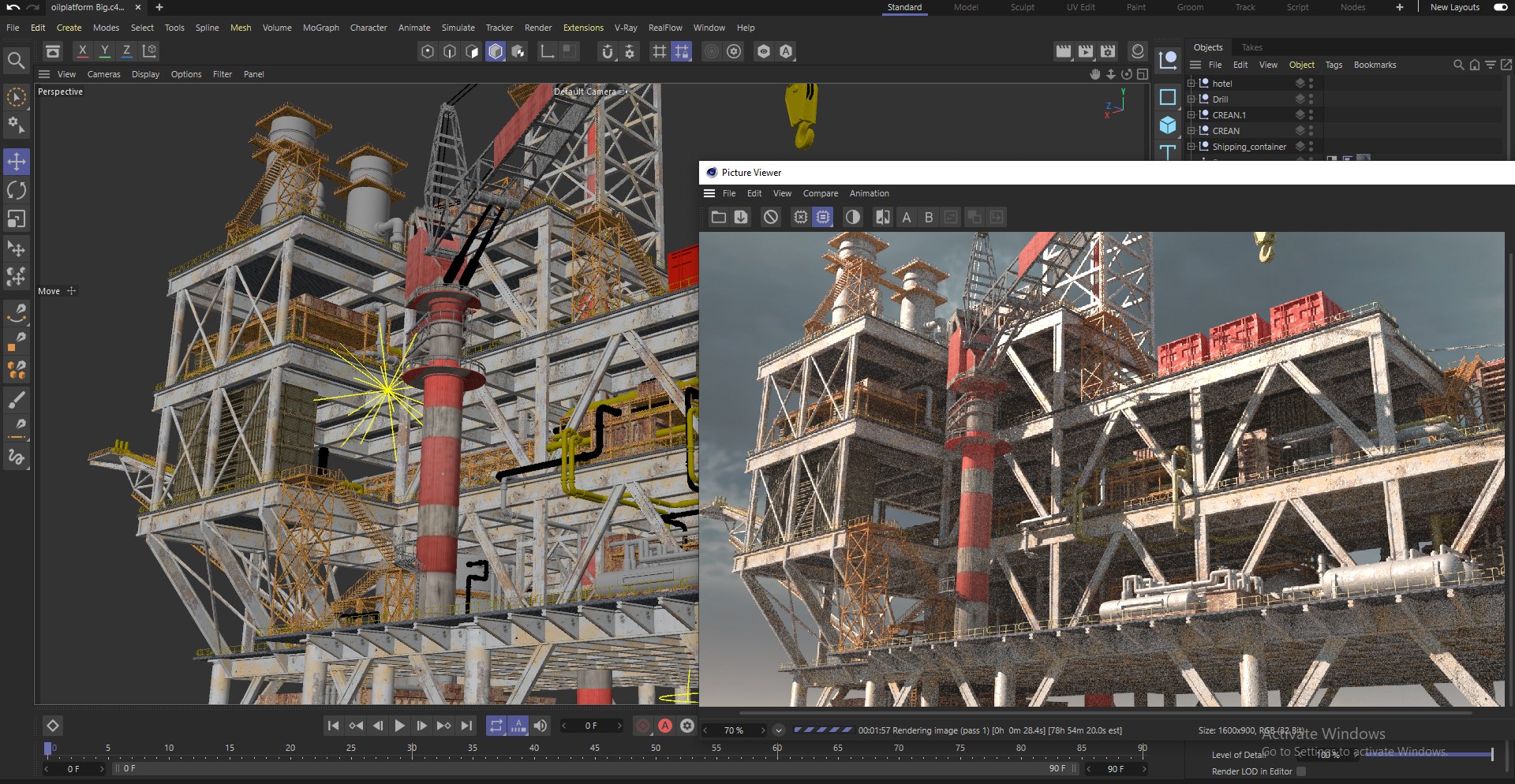 3D Oil Rig - TurboSquid 2186632
