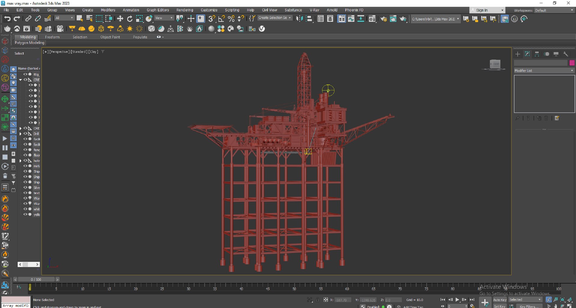 3D Oil Rig - TurboSquid 2186632