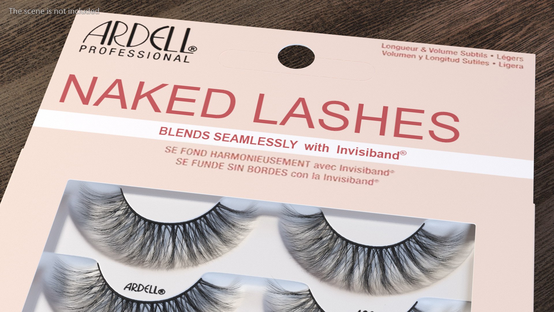 3D Naked Lashes False Eyelashes In Package Model - TurboSquid 2003120