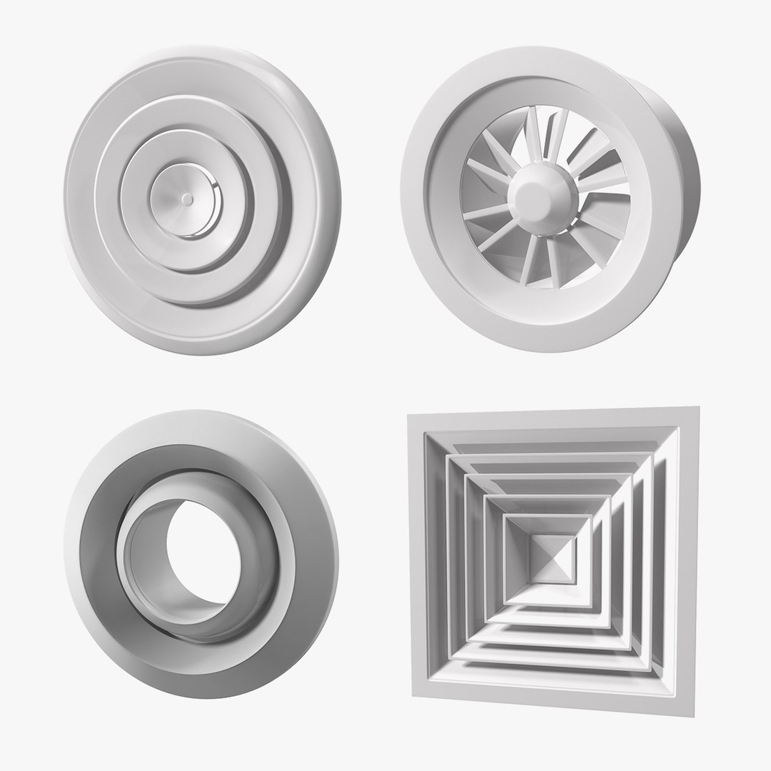 Air Vents Collection 2 3D model preview