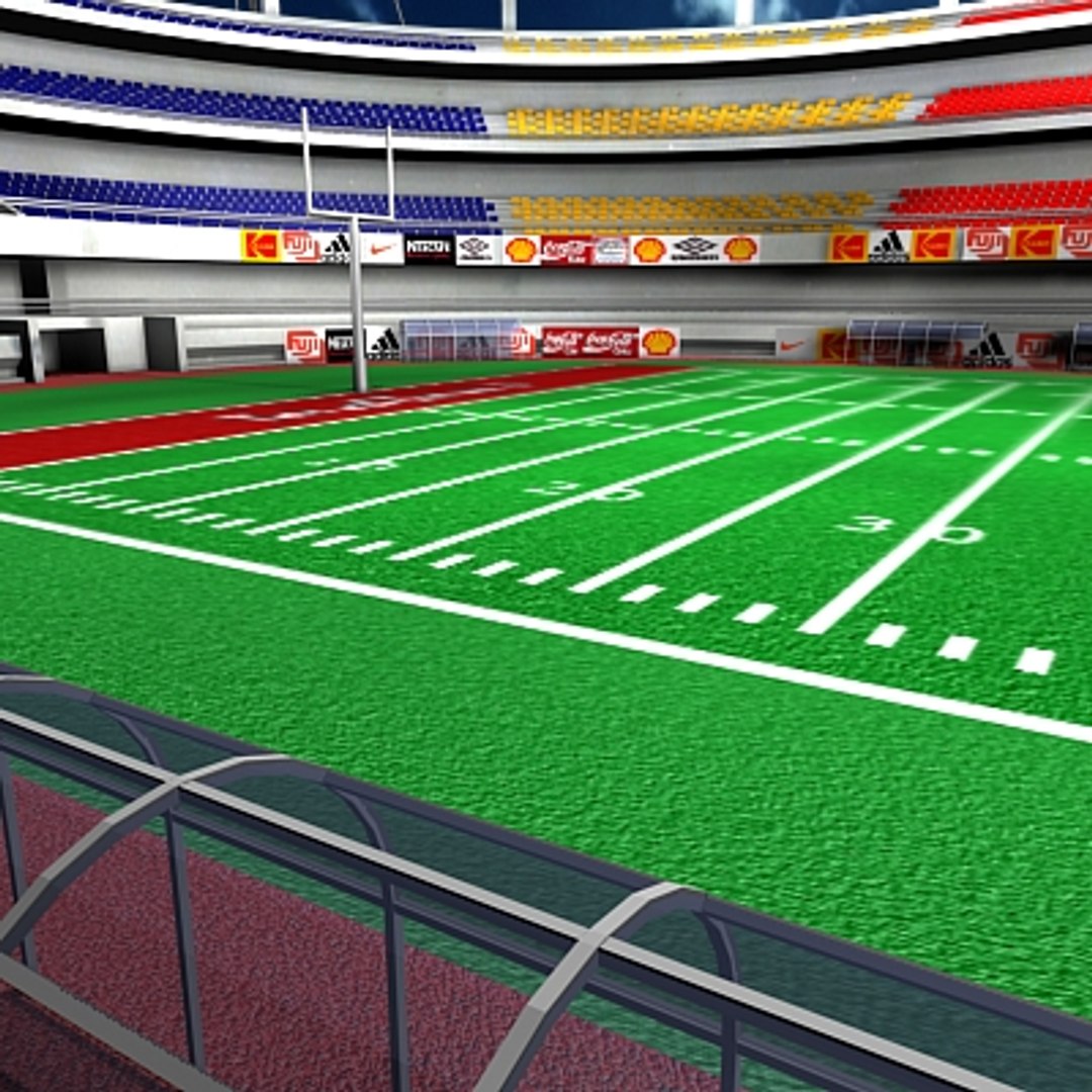 Football Stadium 3d Model