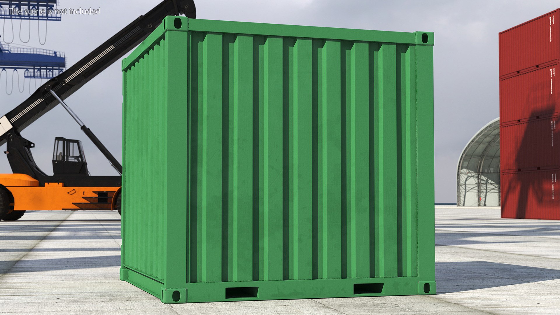 3d Shipping Container 8ft Model Turbosquid 2146919 5225