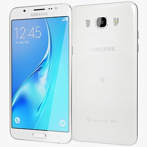 3d model of realistic samsung galaxy j5